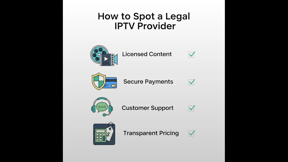 Safe IPTV UK legal providers checklist 2025